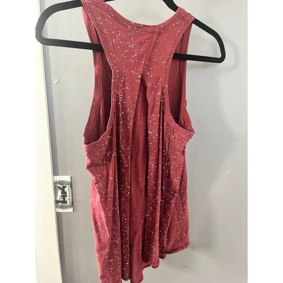 Lululemon size 4 all tied up burgundy red paint splatter - Picture 2 of 4